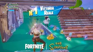 Fortnite Simpsons Season | Ciri Skin Squads Win Full Gameplay | Chapter 6 Season MS2