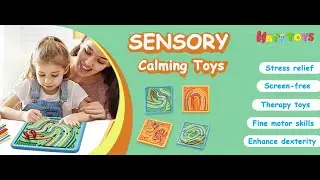 Calming Fidget Board For Kids & Adults