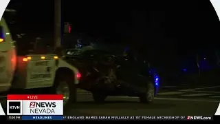 Four injured, one critically, in two-car crash on Sun Valley Boulevard