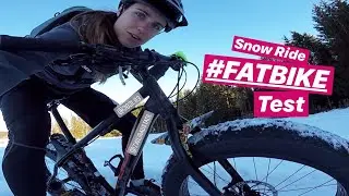 Snow ride ❄ FAT BIKE TEST// Enduro GIRL
