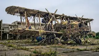 I Found Some Old Sun Country Airlines Planes At The Bandoned Airport (Scary)