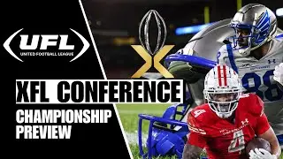 UFL'S XFL Conference Championship Full Preview with the St  Louis Battlehawks and D.C.  Defenders