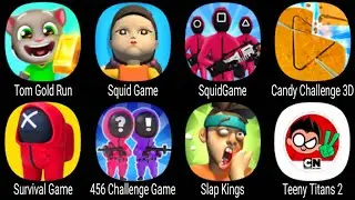 Tom Gold Run, Squid Game, SquidGame, Candy Challenge 3D, Survival Game, 456 Challenge Game ...