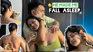ASMR DEEP TISSUE & DESI Massage | Hair Oiling Firm Hand Massage & Vagus Nerve for Instant Sleep