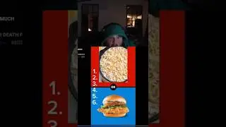 CaseOh Does Would You Rather & Ranking Food 😂 #caseoh #meme