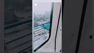 Gurgaon metro on the way going to Noida City Centre Gaur City😎😎
