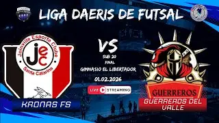 🔴En Vivo🏆Liga Daeris Futsal  Infantil Caracas⚽/ Sub 20 / KRONAS FS Vs GUERREROS DEL VALLE📺