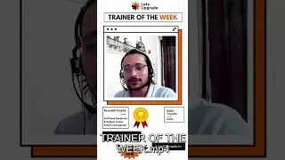 Trainer of the week - Saurabh Gupta 🔥