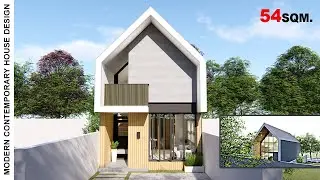 Ep-01 | SMALL HOUSE WITH LOFT BEDROOM - Modern Loft House Design | NEKO ART