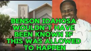 THE UNTOLD STORY OF ARCH BISHOP BENSON IDAHOSA #BensonIdahosa #christiandocumentary #zionmodels