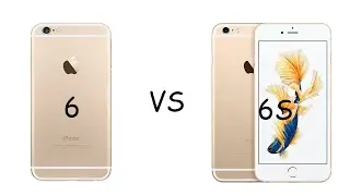 iPhone 6S Gold  vs iPhone 6 Gold