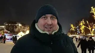 Рязань Новогодняя/гуляем по Лыбедскому бульвару и ВДНХ/огни нового года 
