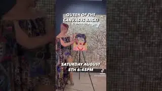 Champainting | Our Drag Queen paint & sip is back Sydney! #paintandsip #thingstodoinsydney #shorts