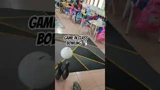 Bowling in class #bowling #bowlingtechnique #gameforkid #gameforchild #simplegames #shortvideo #play