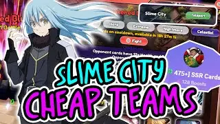 Я украл дешевые SSR-карты для команд в аниме-игре Slime City Anime Card Clash #roblox #anime