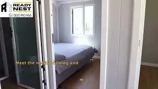 FULL KITCHEN & BEDROOM in a Portable Home! | Expandable Container House Tour Ready Nest AU