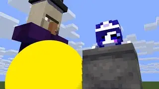 Giant Witch Vore Giant Human in the Magic Desk - Minecraft Animation