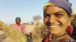 तुरीचं खळ चालू आहे #Rajshrimore #vlog #farmer 