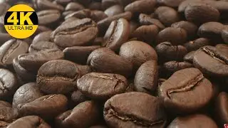 4K Macro shot roasting coffee beans videos download free download | Coffee Free Videos Download #4k