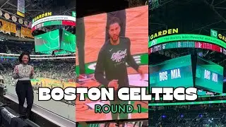 I got CLUB SEATS at the Celtics/Heat First Round Playoff Game! | Fun day at TD Garden | Hub Hall