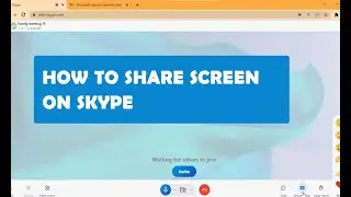 How to share screen on Skype (SOLVED)