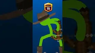 Brawl Stars Rank up || Minecraft Stick man Animation || #stickman #shorts 🔥😎