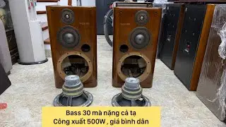 Nặng tới 100 kg , moden kiểm âm cao cấp loa ONKYO SECTEMBER 1001 công xuất 500W / cặp vừa nge vừa 