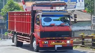 Mobil truk tronton besar truck container truck tangki bbm pertamina flatbed dump truck trailer