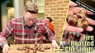 Chestnuts roasting over an open fire are actually AWESOME