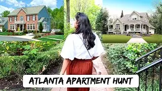 House Hunting In Atlanta USA 🇺🇸 1BR Rented Apartment In The City Of Atlanta  अमेरिका में घर की खोज।