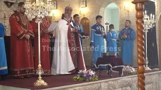 Armenian Orthodox Christians celebrate Christmas with a mass in Dohuk