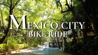 Mexico City Relaxing Bike 🚲 Ride w/Immersive Sound & Vibe Music in 4K 🇲🇽