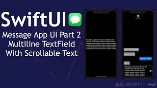SwiftUI - Message App UI with SwiftUI Part 2 - Scrollable Multiline Textfield - Xcode 11