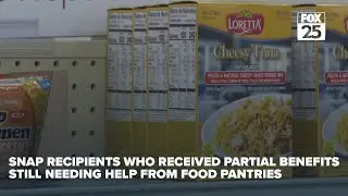 SNAP recipients who received partial benefits still needing help from food pantries