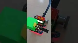 Robot Line Follower Transporter 10 Sensor With Color Detection