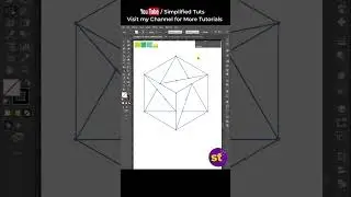 GEOMETRIC CIRCLE SHAPE LOGO DESIGN #illustrator #illustratortutorial #Shorts