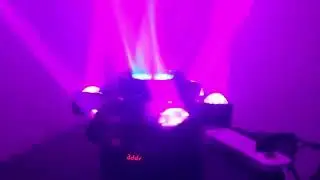 DJ moving head light creating dynamic stage effects