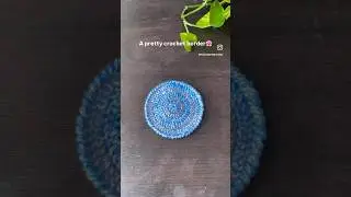One of my favourite crochet finishes🩵 #ytshorts #crochetideas #shortsvideo #crochetborder