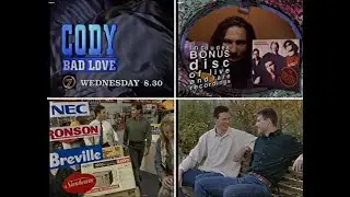 1994 ads - Gary Sweet in Cody: Bad Love, NBL players Andrew Vlahov Scott Fisher, Martin Cattalini