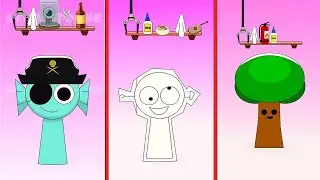 OH NO! HELP! 😱 AQUA 🆚 PARKER 🆚 MR TREE   Sprunki Incredibox