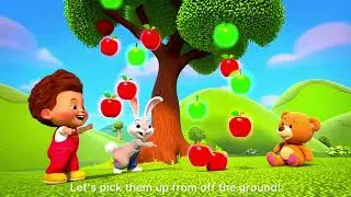 🍎 Ten Tasty Apples | Fun Counting Song for Toddlers | Learn Numbers 1 to 10 🎶