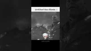 Battle Between them ☠️ || Wanda vs Thanos || #wanda #thanos