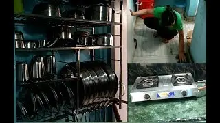 Indain morning kitchen cleaning routine || daily kitchen cleaning routine