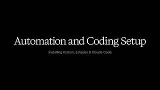 My Automation and Coding Setup for 2026