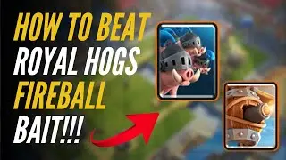 2.6 HOG VS ROYAL HOGS FIREBALL BAIT DECK??? | CLASH ROYALE INDONESIA