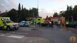 Trafikolycka i korsningen Luthagsesplanaden / Tiundagatan