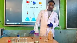 (NEUTRALIZATION REACTION )reaction between acid (HCL ) and base  (NaOH)