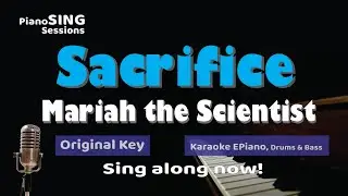 Mariah the Scientist  - Sacrifice | Piano Karaoke Instrumental (New 2025)