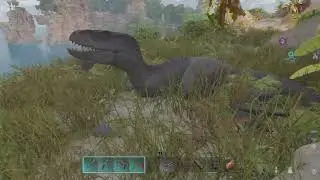 ARK Survival Ascended_Moro Raptor eating animation at rest