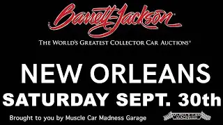 Barrett Jackson New Orleans 2023 - Day 3 - Cars From the 60's 70's & 80's Exotics -#barrettjackson